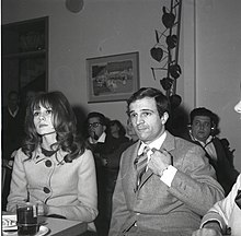 Дорлеак и Франсуа Трюффо в Израеле, 1963