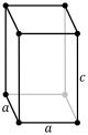 Tetragonal, simple