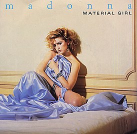 Обложка сингла Мадонны «Material Girl» (1984)