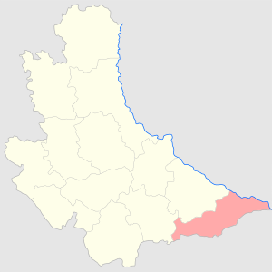 Чигиринский уезд на карте
