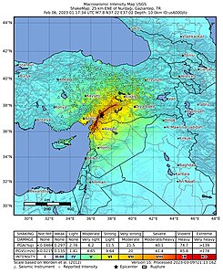 Землетрясение в Газиантепе