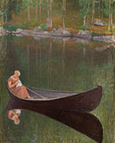 Женщина в лодке (Nainen veneessä), 1922, Атенеум