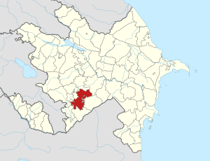 Ходжавендский район на карте
