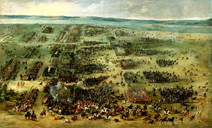 Картина Питера Снайерса «Битва под Кирхгольмом» (1630).