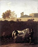 Пастух с пегой лошадью. Ок. 1675. Лувр. Париж