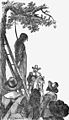 Повешение Энн Хиббинс[en], обвинённой в колдовстве, 19 июня 1656 г. Рисунок 1886 г.