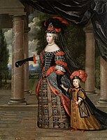 Анри и Шарль Бобруны[fr]. Королева Мария Терезия с дофином Франции (1663—1666)