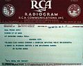 США: радиограмма Николе Тесле (1936)