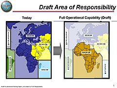 Проект перераспределения зон ответственности Европейского, Центрального и Тихоокеанского командований ВС США (февраль 2007)