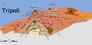 Продвижение войск повстанцев в Триполи с 20 по 28 августа 2011