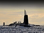 АПЛ HMS Vanguard с баллистическими ракетами на борту