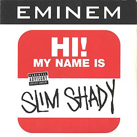 Обложка сингла Эминема «My Name Is» (1999)