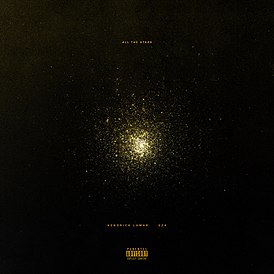 Обложка сингла Кендрика Ламара и SZA «All the Stars» (2018)