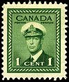 Марка Канады с изображением короля Георга VI из «Военного выпуска» (1942)[^]