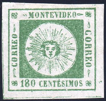 180 сентесимо, 1859 (Sc #11)