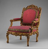 Кресло в стиле Людовика XV. Н.-К. Фолио