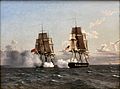 Бой английского фрегата «Шеннон» с американским фрегатом «Чесапик», 1836 г.