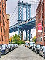 Вид на Манхэттенский мост со стороны Вашингтон-стрит, Бруклин
