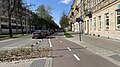 Велосипедная дорожка на улице Альгирдо в Вильнюсе, Литва