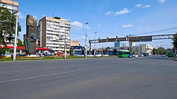 Перекрёсток с ул. Свердлова