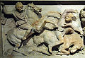 Александр Македонский на Буцефале (саркофаг из Сидона)