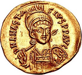Монета Анастасия I
