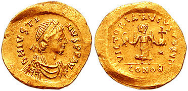 Тремисс императора Юстина I (518—527)