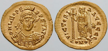 Солид императора Льва I Макеллы (457—474)