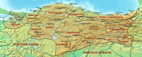 Карта Понтийского диоцеза