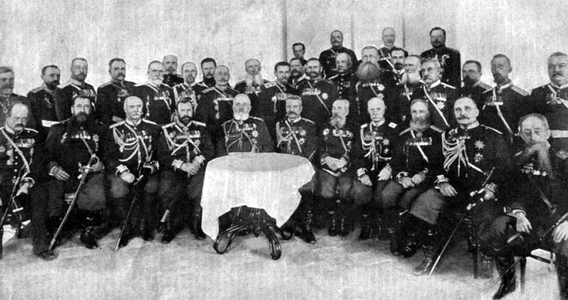 Празднование 25-летия покорения Хивы. Главные участники Хивинского похода 1873 г.