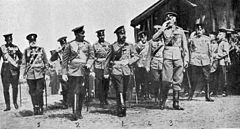 Встреча Вильгельма II с его двоюродным братом Николаем II, 1912 год