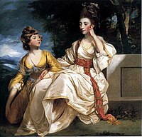 Писательница Эстер Трейл с дочерью Эстер, ок. 1777, Галерея Бивербрук, Фредериктон, Нью-Брансуик, Канада