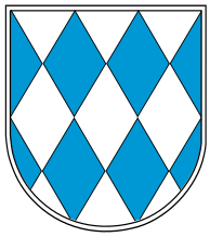 Эмблема дивизии в форме флага Баварии