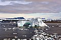 Айсберги у мыса Йорк, Гренландия.