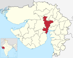 Ахмедабад на карте