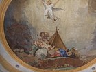 Пастухи и ангел. Роспись плафона в церкви Св. Якоба, Дюрренвальдштеттен. 1782