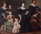 Семейный портрет с женой Сюзанной Кок и детьми. 1630-е. Холст, масло. Государственный Эрмитаж, Санкт-Петербург
