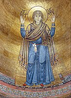 «Оранта Нерушимая стена». Мозаика. 1037. Собор Св. Софии, Киев
