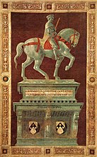 Паоло Уччелло. Монумент Джону Хоквуду. 1436. Фреска