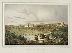 Россия. Вид Екатеринбурга (Урал). Около 1830