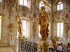 Парадная лестница Большого петергофского дворца. 1740-е гг. Архитектор Б. Ф. Растрелли