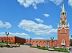 Сквер на месте Вознесенского и Чудова монастырей в Московском Кремле, 2016 год
