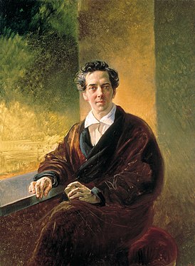 К. П. Брюллов. Портрет писателя Антония Погорельского. 1836