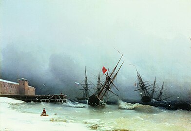 Иван Айвазовский. Сигнал бури (1851)