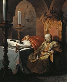 Николай Шустов. Иван Грозный у тела убитого им сына (1860-е)