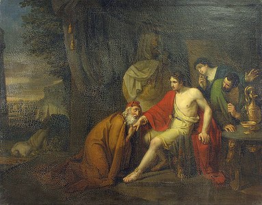 Приам, испрашивающий у Ахиллеса тело Гектора[6] (1824)