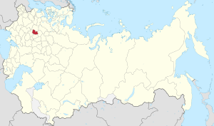 Калужская губерния на карте