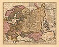 Карта Московии или Великой Руси 1681