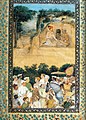Говардхан. Джахангир посещает мудреца-отшельника Джадрупа. ок. 1616-20, Музей Гиме, Париж