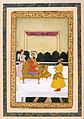Фаррухсийяр принимает сеида Хусайна Али Хана. ок. 1715 года, Британская библиотека, Лондон